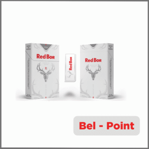 Red Bor White Medium Size