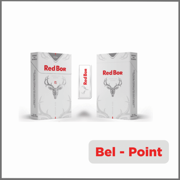 Red Bor White Medium Size